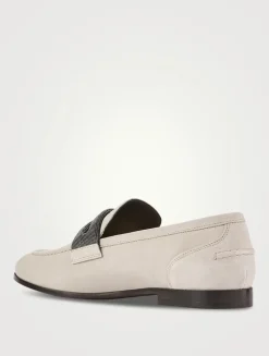 Suede Loafers