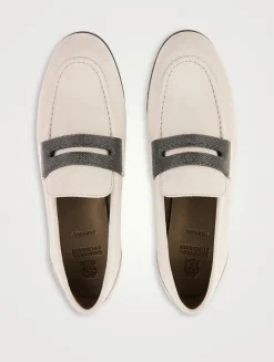 Suede Loafers