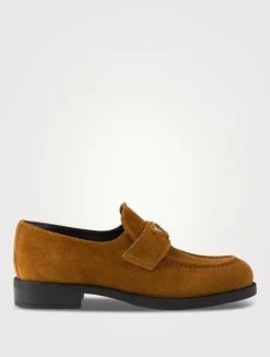Suede Loafers