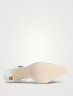 Sufik Embellished Satin Pumps