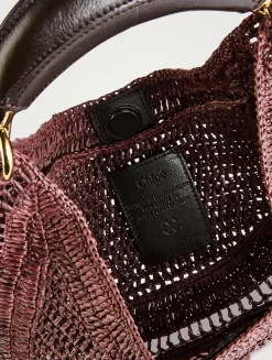 Summer Banana Raffia Shoulder Bag