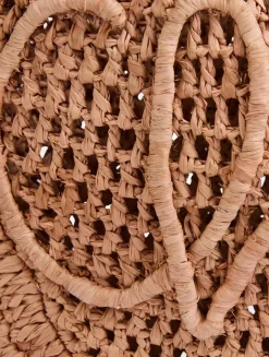 Summer Banana Raffia Shoulder Bag