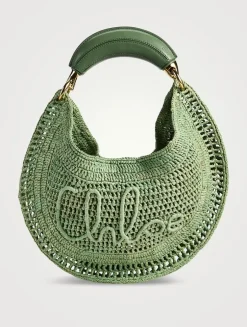 Summer Banana Raffia Shoulder Bag
