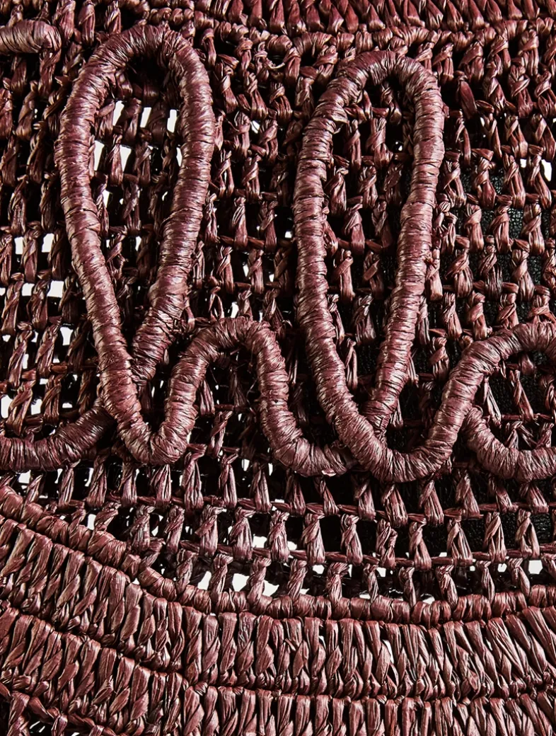 Summer Banana Raffia Shoulder Bag