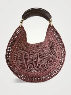 Summer Banana Raffia Shoulder Bag