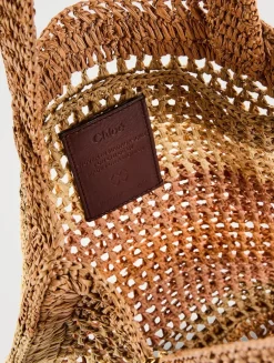 Summer Banana Raffia Tote Bag