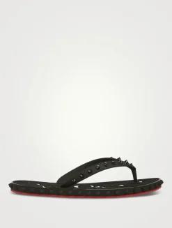 Super Loubi Rubber Thong Sandals