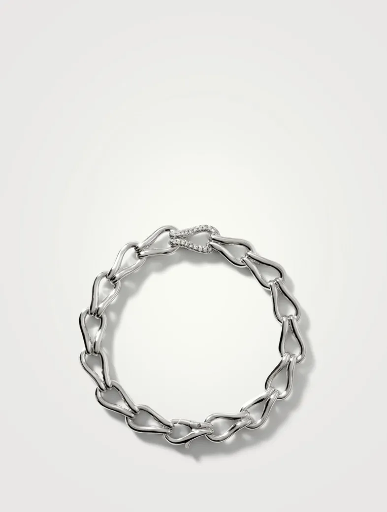 Surf Bracelet With Pavé Diamonds