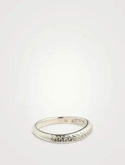 Surf Pavé Ring With Diamonds