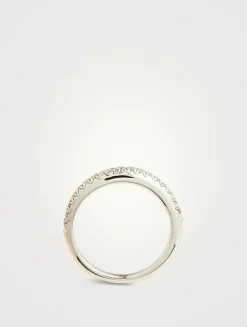 Surf Pavé Ring With Diamonds