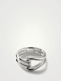 Surf Sterling Silver Ring