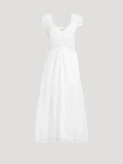 Suvi Lace-Trimmed Midi Dress