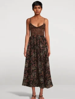 Sweet Nothings Midi Dress In Floral Print