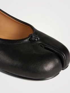 Tabi Leather Ballerina Flats