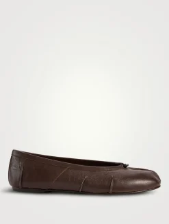 Tabi Leather Ballerina Flats