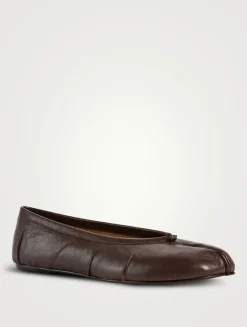 Tabi Leather Ballerina Flats