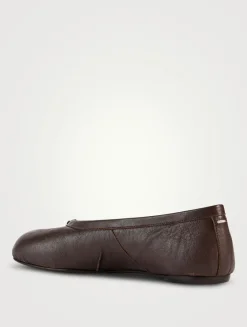 Tabi Leather Ballerina Flats