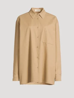 Tansy Cotton And Cashmere Shirt