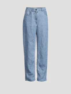 Tarley Straight Linen Jeans