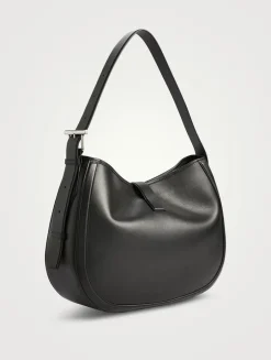 T-Bar Leather Shoulder Bag