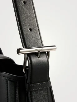 T-Bar Leather Shoulder Bag