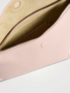 T-Bar Sling Leather Shoulder Bag