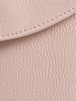 T-Bar Sling Leather Shoulder Bag