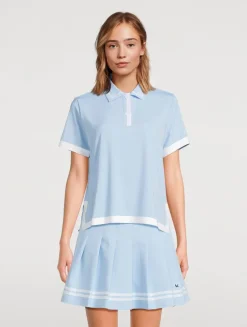 Tech Jersey Boxy Polo Shirt