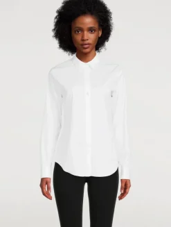 Tenia Cotton-Blend Shirt