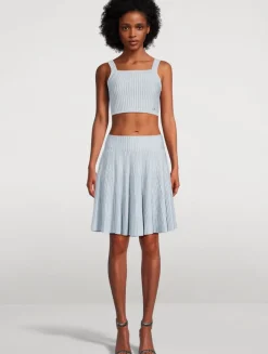 Textured Knit Crop Top