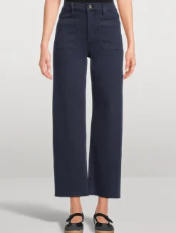 The Anchor Wide-Leg Crop Jeans