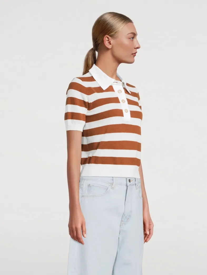 The Bold Stripe Polo Shirt