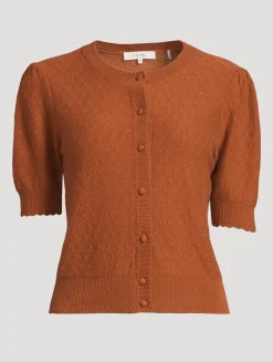 The Cashmere Pointelle Cardigan