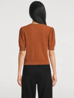 The Cashmere Pointelle Cardigan