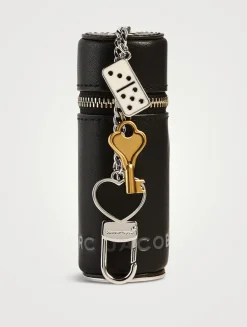 The Charm Leather Lipstick Case