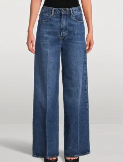The Collegiate Wide-Leg Jeans