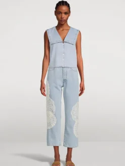 The Crochet Straight Jeans