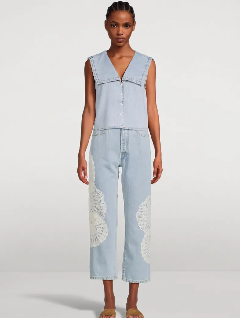 The Crochet Straight Jeans