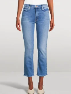 The Dazzler Straight-Leg Cropped Jeans