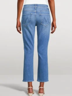 The Dazzler Straight-Leg Cropped Jeans