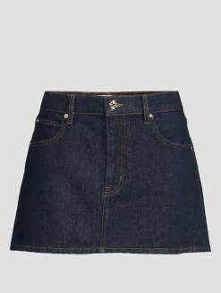 The Denim Mini Skirt