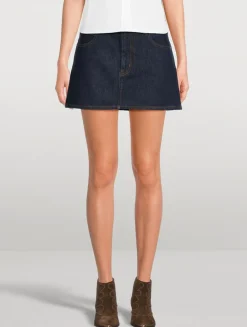 The Denim Mini Skirt
