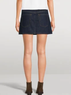 The Denim Mini Skirt