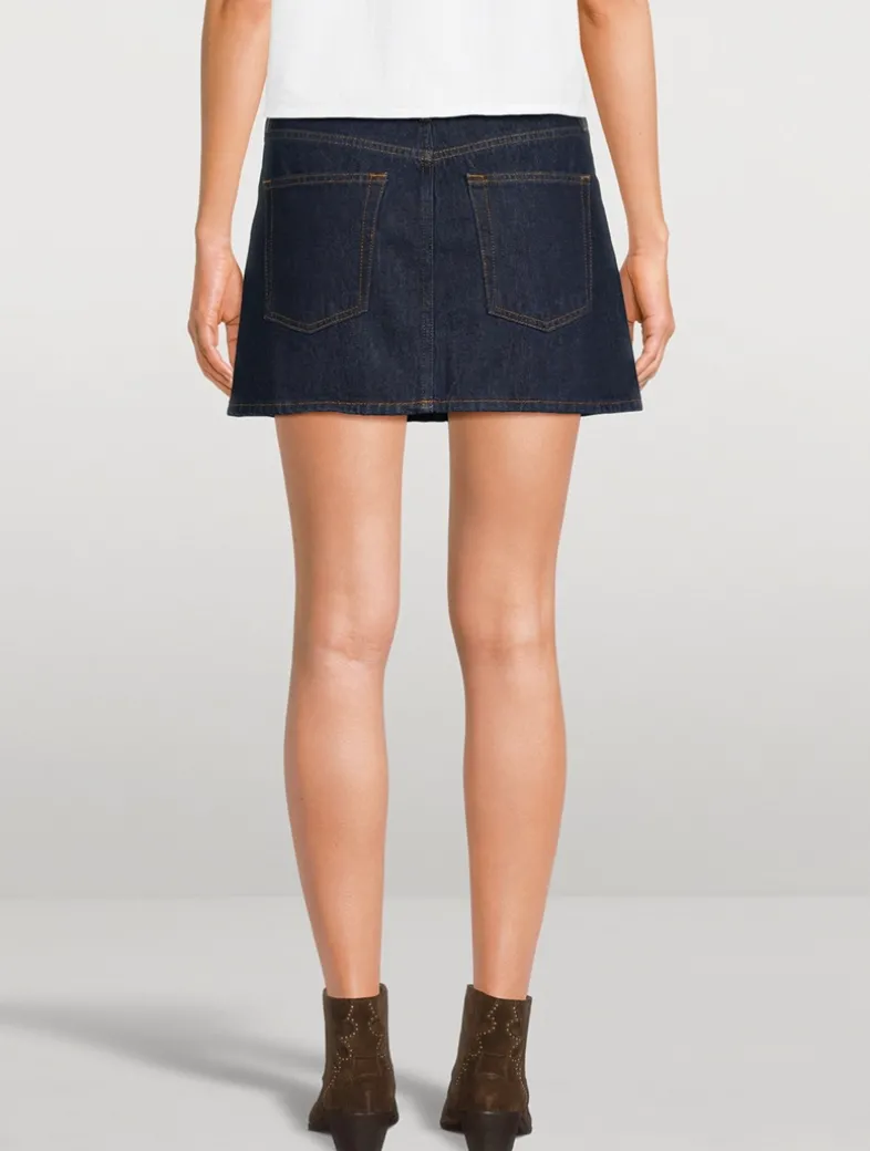 The Denim Mini Skirt