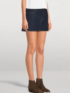 The Denim Mini Skirt