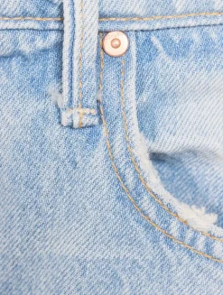 The Full Pipe Barrel-Leg Jeans