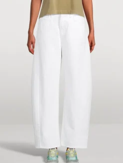 The Full-Pipe Barrel-Leg Jeans