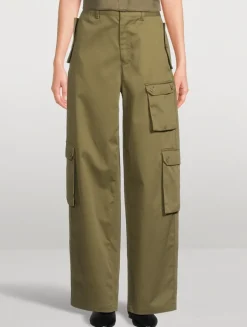 The General Wide-Leg Cargo Pants