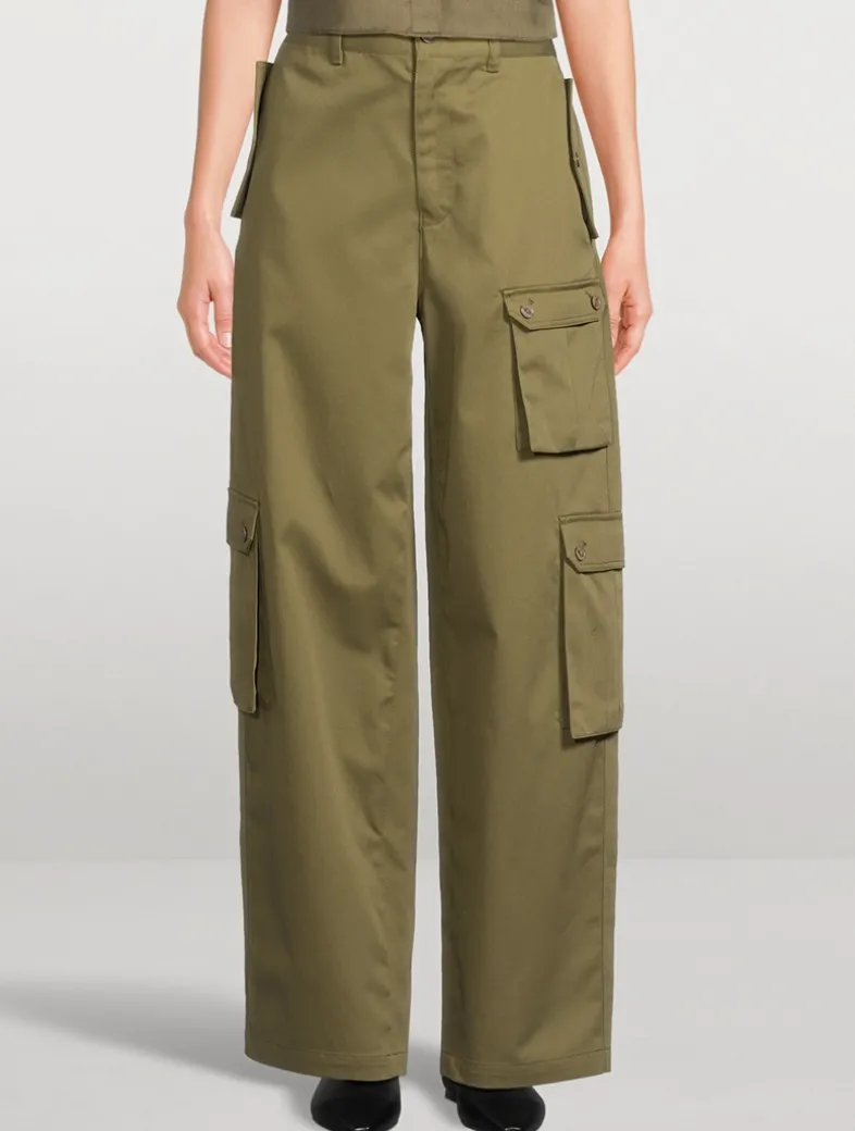 The General Wide-Leg Cargo Pants