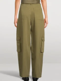 The General Wide-Leg Cargo Pants